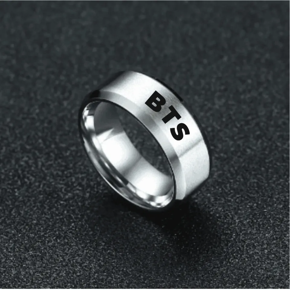 BTS Ring for ARMY Jewelry for Men Women Bangtan Boys with box