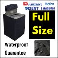 Premium Quality 12-15 Kg Washing Machine Cover black (Waterproof, Sunscreen and Dustproof Protector). 