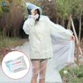10 Pieces Clear Thick Rain Ponchos Rain Coat for Outdoor Fishing. 