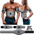 NEWPINE Fitness Belt, Powered Muscle Stimulator for Home Use, for Muscle Conditioning Grey. 
