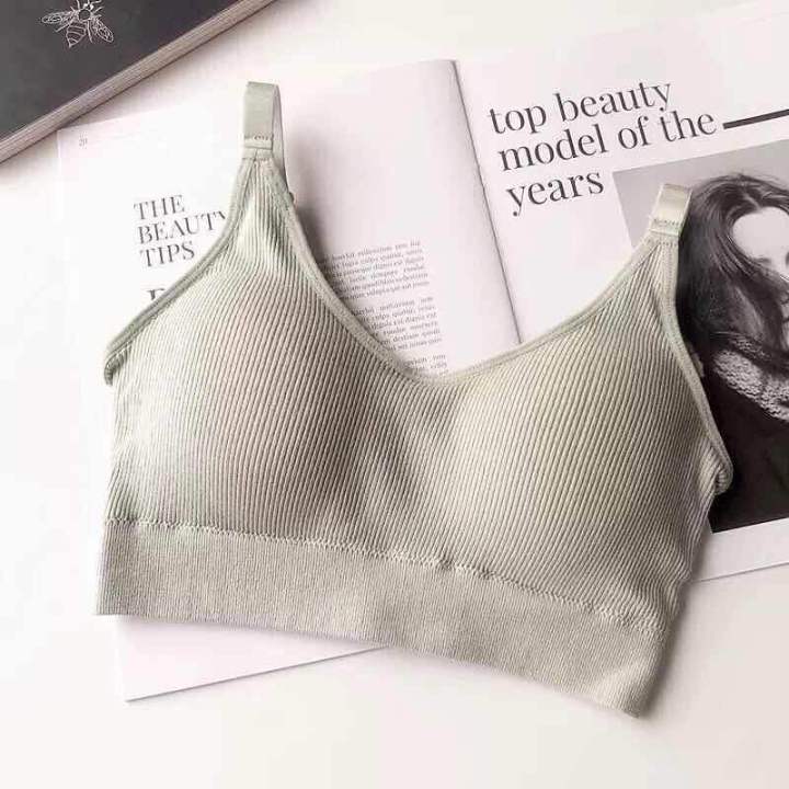 Pack%20of%201%20Multi%20Colour%20Seamless%20Bra%20Sports%20Bra%20Beauty%20Back%20Bra%20Wrapped%20Chest%20No%20wires%20Padded%20Sports%20Bra%20-%20Image%203