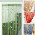 Door Line Curtain Rose Flower Shape Window Thread Hanging Vestibule String Curtains Tassel Valance Divider Decoration Home DIY. 