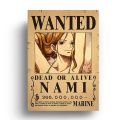 Nami wanted poster one piece. 
