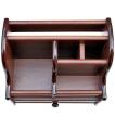8013 - Wooden Pen Stand / Stationery Holder Organizer Container - Brown. 