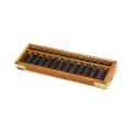 NYT Japanese Soroban Style Wooden Abacus Frame Beads Classic Ancient Calculator. 