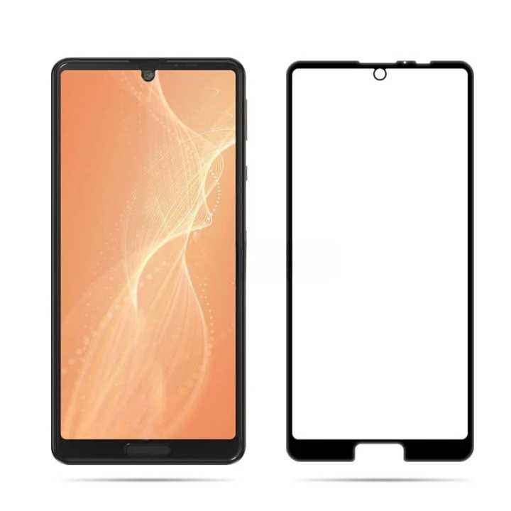 Sharp Things Protector Sharp Aquos Sense 5G Screen Glass Protector HD Edge to Edge Full Glue ...