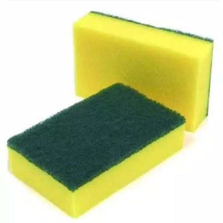 Pack Of 4 Dishwashing Sponge, Convenient Dish Washing Sponge Abrasive with Good Adsorption for Family for Home Kitchen