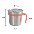 Camping Cup Tea Cup Portable with Lid Camping Mug 448ml Capacity Metal Cups Stainless Steel Coffee Mug for Backpacking Travel Touring Hiking. 
