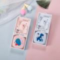 L52 Creative Cute In-Ear Anime Cartoon Headphones for Students, Children and Girls Heart with Storage Box Inline Control with Microphone. 