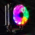 CPU Cooler Fan Heat Pipes Processor Cooler for AMD AM2 AM2+ AM3 for LGA 775 115X 1200 Silent Radiator Dual Fan. 