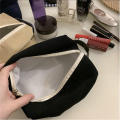 zipper Portable Makeup Bag Spacious canvas Women's Cosmetic Storage Toiletry Bag for Travel for Travel Daily use Beauty enthusiasts Makeup organization On-the-go storage. 