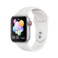Silver White Advanced New Version Bluetooth Digital Wrist Smart Watch IP67 Waterproof Bracelet Support Mobile Notification With Mobile App Connectivity Fitness Tracker & BP Monitor Step Counter 1.54 Inch TFT Screen With Digital & Smart Display. 