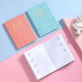 2023 Mini A7 English Agenda Book Journal Cute Creative Pocket Notebook Daily Planner Cheap Korean Stationery. 