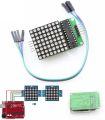 MAX7219 Red 8x8 Dot Matrix display led screen with wires. 