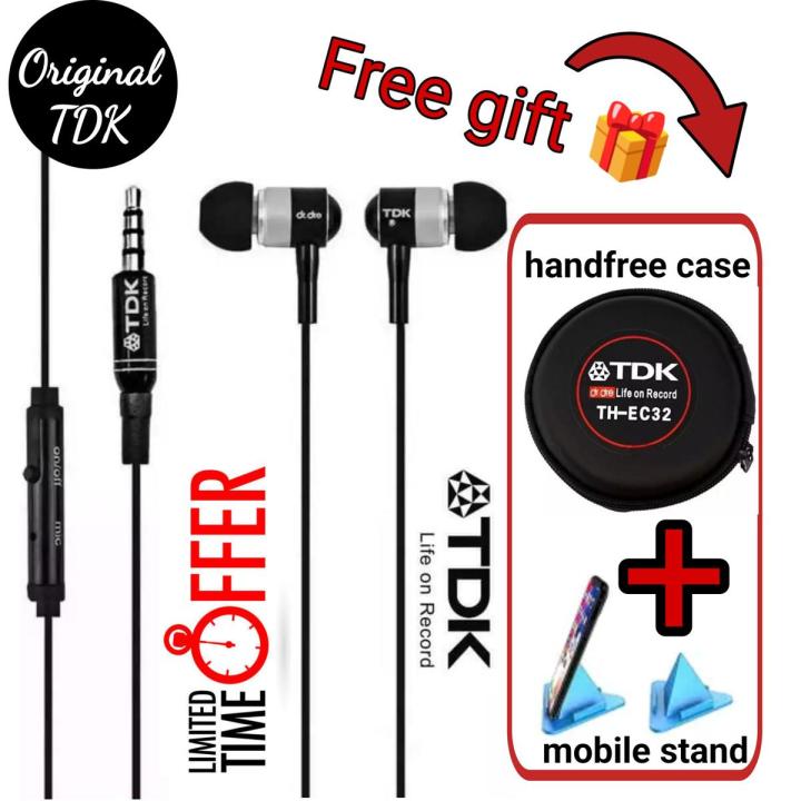 Best Quality TDK 100% Original Super Bass Metal body Earphones