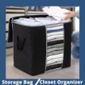 Pack of 4 - To Global---Quilt Storage Bag Folding Washable PEVA Blanket Clothes Packing Organizer. 
