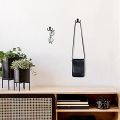 Coat Hooks Black with Screws Metal Double Hook Wall Hooks for Kitchen. 
