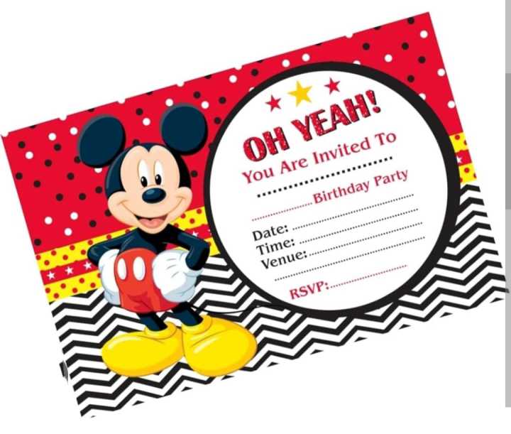 Pack of 6 Birthday Invitation card, Editable Birthday Party Invitations,