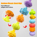 Baby Montessori Learning Educational Toys Colorful Shape Blocks Sorting Game For Children Bebe Birth Inny 0 12 Months Toy Gifts Pizazzazz. 