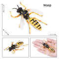 Simulation Bee Wasp Hornet Wild Insect Animals Model Action Figures Miniature Education Collection Kid Toys. 