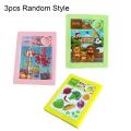 3Pcs Slide Pattern Puzzle Hand-eye Coordination Burrs-free Accessory Brain Teaser Slide Puzzle for Children. 