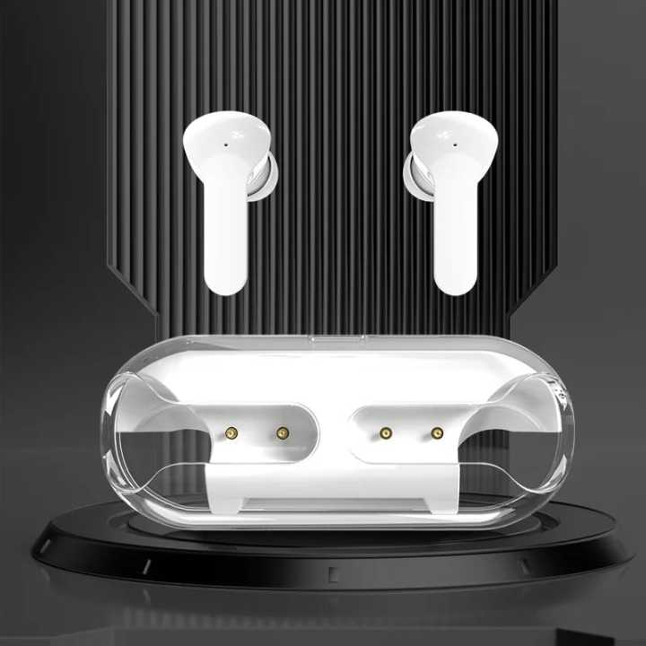 Amgras Future V Pro New TWS V5.3 Wireless Earbuds Bluetooth With ENC Ultra Slim Transparent ear buds Touch Control earbuds With Noise Cancellation HiFi Stereo Sound Gaming Earbuds with Water Resistant
