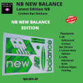 Latest Edition NB New Balance 3D Bat Stickers | New Version 2023 NB New Balance 3D Embossed Cricket Bat Sticker | Players Edition  3D Bat Stickers. 