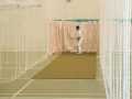 Sports Cotton 10 x 100 Cricket Practice Net for Outdoor Backyard Ground Sports Warm-Up/Throw-Down Sports Nets Cricket Accessories (White), Roof Cricket Practice Net for Men, Boys and Kids Personal Use for Rooftop. 