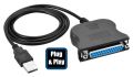 USB to Parallel Printer Cable, 36pin USB Port Adapter Adaptor Cable Lead IEEE1284 , USB to DB36 Female Port LPT Parallel Printer Print Converter Cable, USB to DB36 Female Parallel Print Printer Converter Cable LPT Bi-directional. 