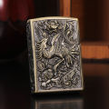 ZORRO/ Zorro Metal Heavy Armor Kerosene Windproof Lighter Relief Dragon and Phoenix One Piece Dropshipping Hot Lighter. 