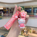 Sanrio Kawaii Hello Kitty Keychain Pink Kuromi Melody Cinnamoroll Car Key Ring Backpack Pendant Ornaments Girls Holiday Gifts. 