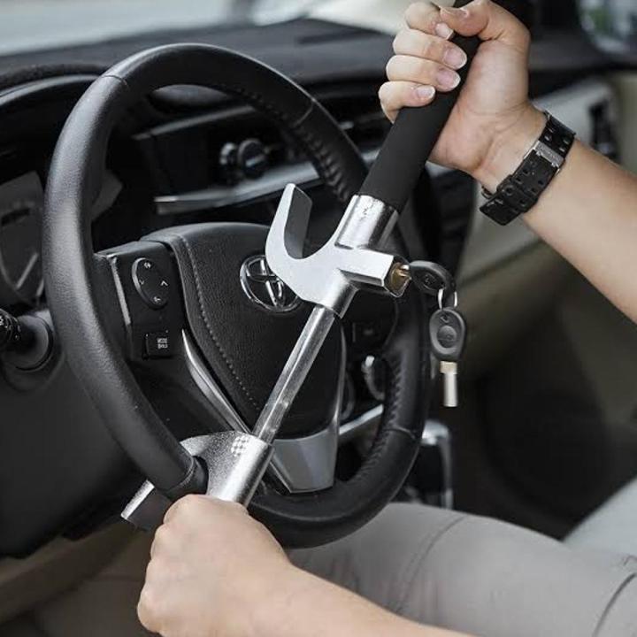 Heavy Duty Universal Steering Wheel Lock, Anti Theft steering Lock