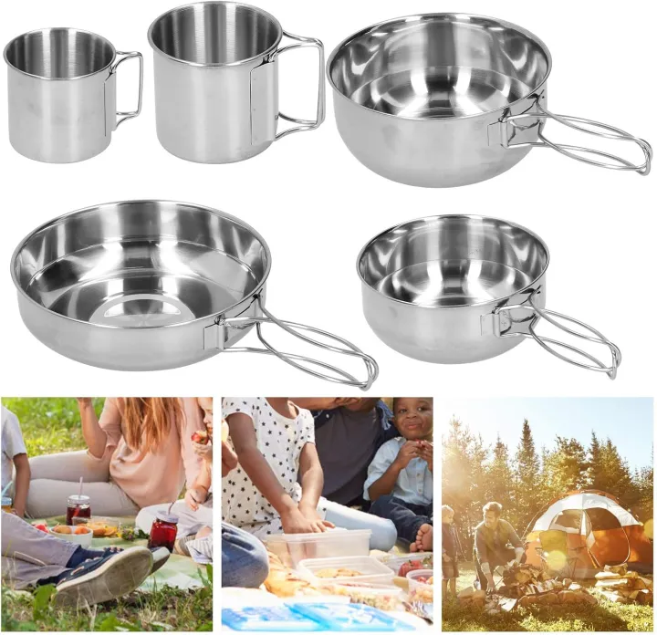 Set%20of%205%20Outdoor%20Camping%20Stainless%20Steel%20Cookware%20-%20Pots,%20Pans,%20Glass%20Set%20&%20Gas%20Stove%20Pots%20-%20Image%202
