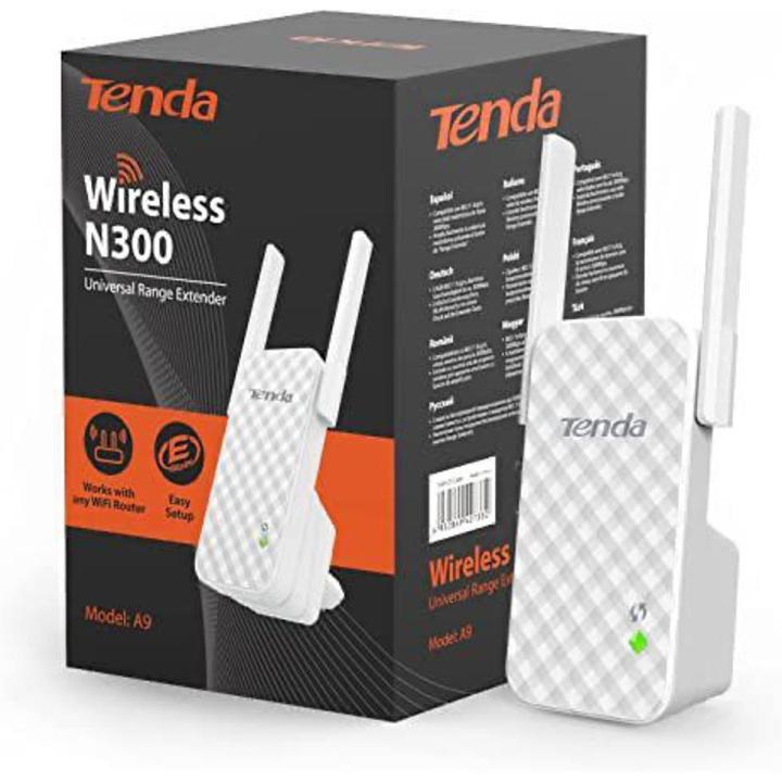 TENDA A9 N300 Universal Wireless range EXTENDER, Best price in Pakistan