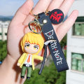 Death Note Keychain Anime L Ryuuku Ryuk Lanyard Key Rings 3D Doll Figure Key Buckles Props Bag Accessories Jewelry Friends Gift. 