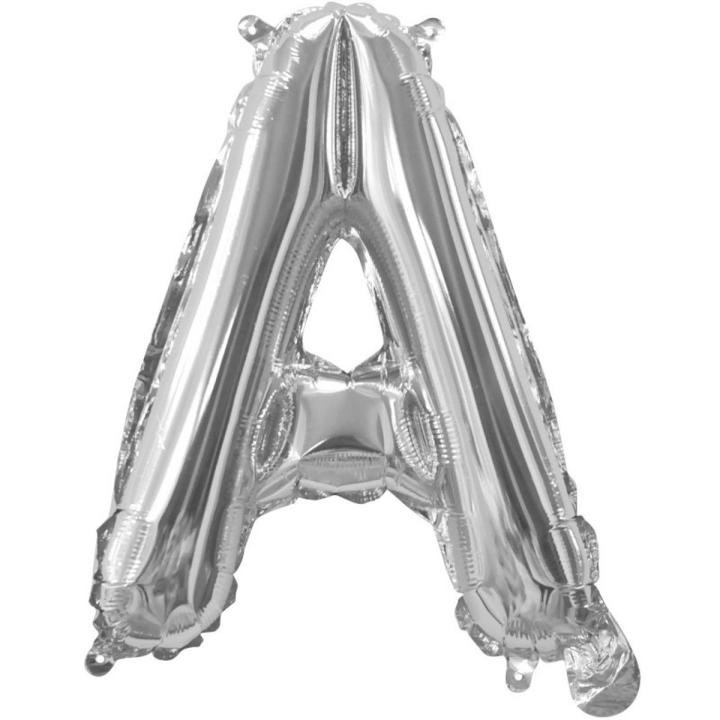 Alphabets / Letter Balloons Silver 16 Inches - ALL Alphabets Silver Foil Balloon Birthday Wedding party Decoration customised Name Balloons