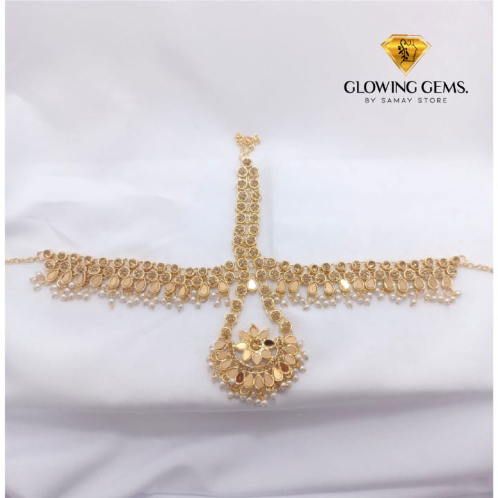 Matha Patti For Girls - Simple Stylish And Bridal Look Matha Pathi For Girls / Women
