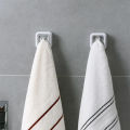 Wall Mounted Towel Plug Self Adhesive Towel Hook Holder Bathroom Towel Storage Rack Waterproof Kitchen Rag Dishcloth Clip Organizer. 
