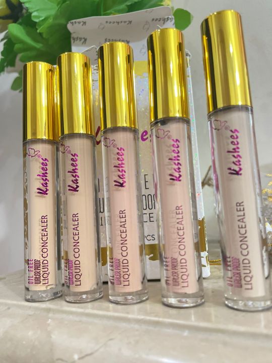 Kashees Oil Free Water Proof Liquid Concelar /full Covearge concelar/affordable/non greasy /long lasting