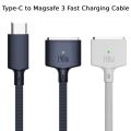 2M USB Type C to Magsafe 3 Magnetic Charger Cord Laptop Charging Cable Converter PD 140W for MacBook Air/Pro A2442 A2485 A2681. 