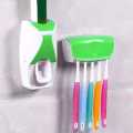 YM Automatic Toothpaste Dispenser Wall Mount Dust-proof Toothbrush Holder Wall Mount Storage Rack Bathroom Accessories Set Squeezer. 