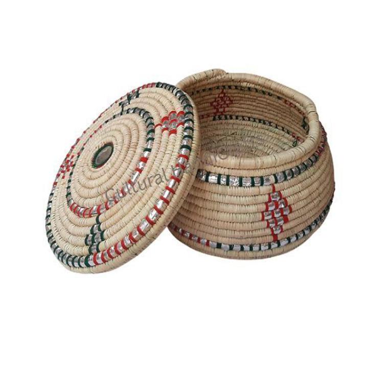 HAND WOVEN STORAGE BASKET,HANDMADE PAKISTANI BASKET STORAGE BOX