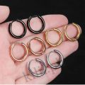 Simple Small Bali For Men & Women Round Earrings Simple Hoop Bali design, small and light weight Hoop Bali earrings adult ages best quality design Stainless Steel Ear Rings. 