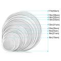 【BestGO】Nonstick Bakeware Pizza Pan Aluminum Pizza Screen For Kitchen Restaurant. 