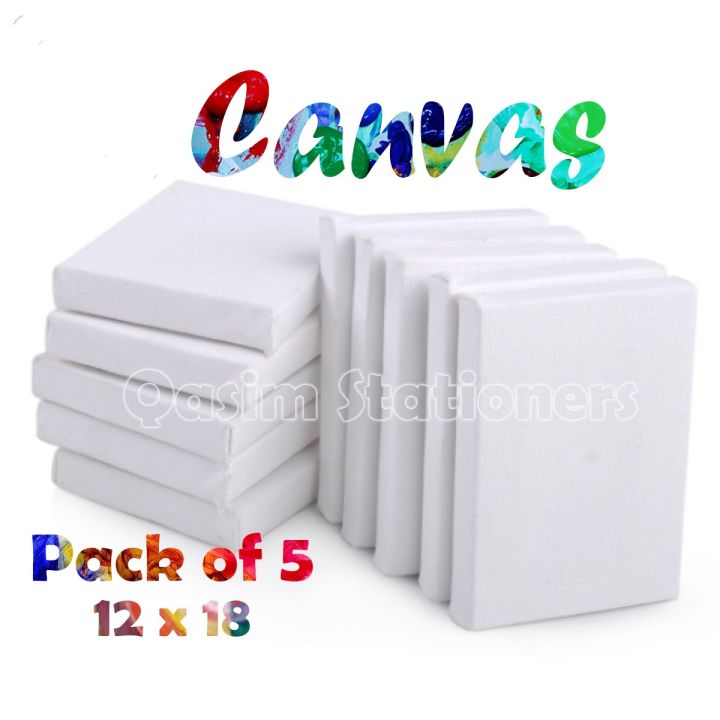 5%20Pieces%20Of%2012%20X%2018%20Inches%20Canvas%20For%20Painting%2012x18%20canvas%20-%20Image%202