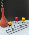 1 pcs Nordic Style Candlestick Metal Candle Holder Modren Look Three Tier Candle Holder Creative Home Accents. 