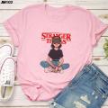 Stranger Things Printed Summer Collection Half Sleeves T Shirt For Women And Girls. 