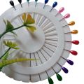 Pack of 40 Leaf Shape Hijab Pins for Women Mixed Color Safety Scarf Pins Elegant Design Durable and Stylish Accessories for Hijab, Shawl, and Scarf. 