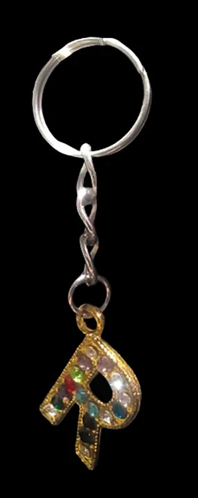 Keychain%20Fancy%20Alphabet%20R%20For%20Girls/Boys%20Key%20Ring%20Key%20Holder%20Mobile%20Phone%20Straps%20Metal%20Golden%20QWIS-1205-20%20QUALITY%20WEB%20STORE%20-%20Image%204