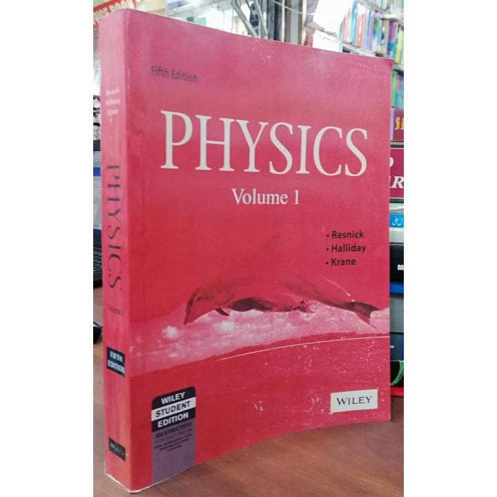 PHYSICS Volume 1 Fifth Edition RESNICK, HALLIDAY, KRANE – WILEY | Daraz.pk